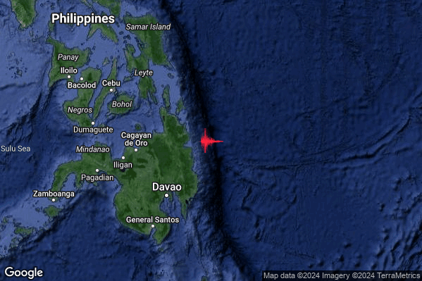 Terremoto 01:10:14 M5.5 epicentro “Philippines [Sea]”