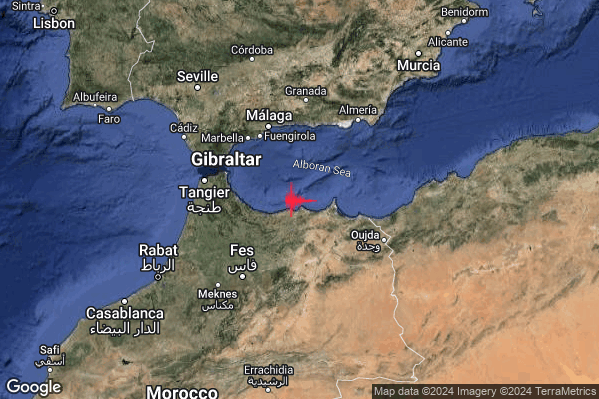 Terremoto 21:17:50 M4.8 epicentro “Morocco [Sea]”