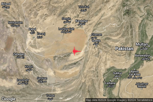 Terremoto 01:35:20 M5.6 epicentro “Afghanistan [Land]”