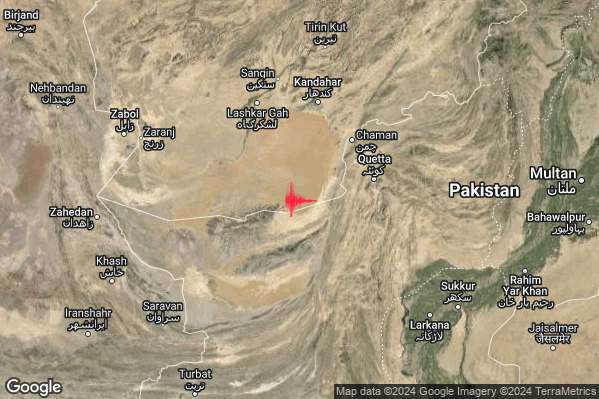 Severo Terremoto M5.6 epicentro Afghanistan [Land] alle 22:27:05 (21:27:05 UTC)