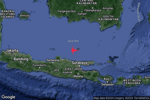 Violento Terremoto M6.2 epicentro Indonesia [Sea] alle 09:52:58 (08:52:58 UTC)