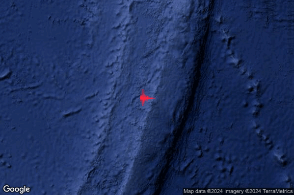 Violento Terremoto M5.9 epicentro Kermadec Islands New Zealand [Sea: New Zealand] alle 22:58:28 (20:58:28 UTC)