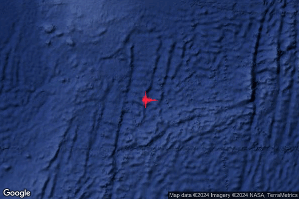 Violento Terremoto M5.9 epicentro Southwest Indian Ridge [Sea] alle 13:27:07 (11:27:07 UTC)