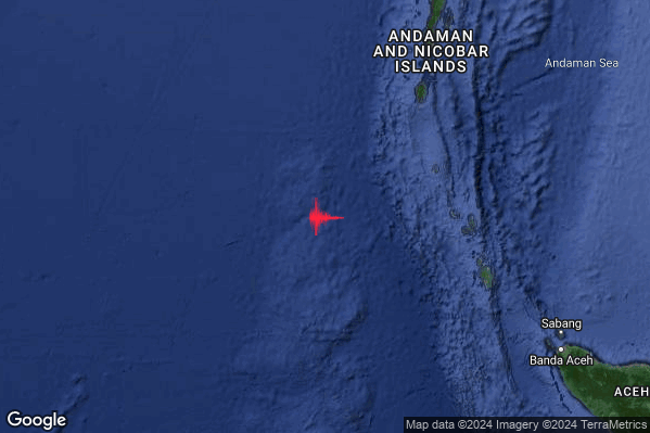 Severo Terremoto M5.5 epicentro India [Sea] alle 03:24:17 (01:24:17 UTC)