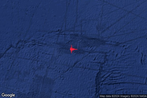 Violento Terremoto M5.7 epicentro Central East Pacific Rise [Sea] alle 02:19:44 (00:19:44 UTC)