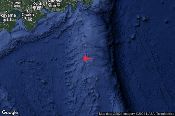 Violento Terremoto M5.8 epicentro Southeast of Honshu Japan [Sea: Japan] alle 01:14:27 (23:14:27 UTC)