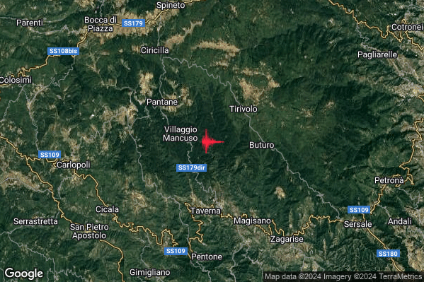 Leggero Terremoto M2.9 epicentro 5 km N Albi (CZ) alle 09:45:45 (07:45:45 UTC)