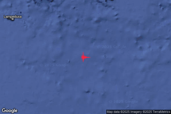 Distinto Terremoto M3.8 epicentro Malta [Sea] alle 12:06:33 (11:06:33 UTC)