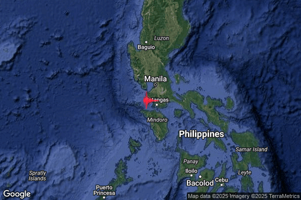 Severo Terremoto M5.6 epicentro Philippines [Land] alle 11:43:02 (10:43:02 UTC)