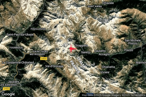 Terremoto 20:24:57 M2.5 epicentro “7 km W Acceglio (CN)” Terremoto 20:24:57 M2.5 epicentro “7 km W Acceglio (CN)”