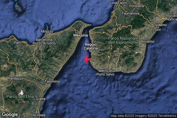 Terremoto 21:23:46 M3.4 epicentro “Stretto di Messina (Reggio di Calabria Messina)” Terremoto 21:23:46 M3.4 epicentro “Stretto di Messina (Reggio di Calabria Messina)”