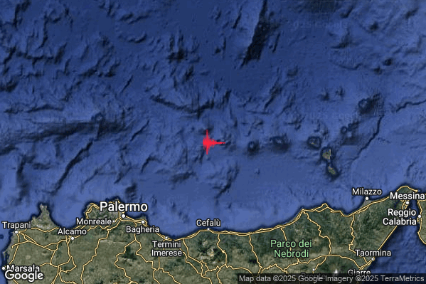 Terremoto 10:39:47 M2.1 epicentro “Tirreno Meridionale (MARE)” Terremoto 10:39:47 M2.1 epicentro “Tirreno Meridionale (MARE)”