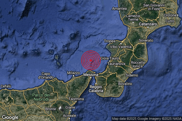 Terremoto 19:00:04 M2.1 epicentro “Tirreno Meridionale (MARE)” Terremoto 19:00:04 M2.1 epicentro “Tirreno Meridionale (MARE)”