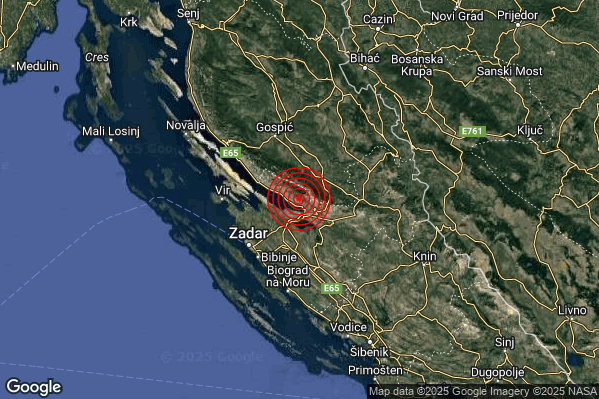 Terremoto 04:52:40 M3.1 epicentro “Costa Croata Settentrionale (CROAZIA)” Terremoto 04:52:40 M3.1 epicentro “Costa Croata Settentrionale (CROAZIA)”