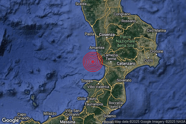 Terremoto 07:39:40 M2.1 epicentro “Costa Calabra sud-occidentale (Catanzaro Vibo Valentia Reggio di Calabria)” Terremoto 07:39:40 M2.1 epicentro “Costa Calabra sud-occidentale (Catanzaro Vibo Valentia Reggio di Calabria)”