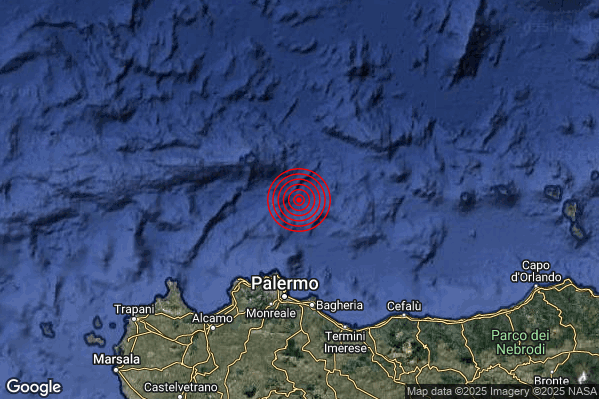 Terremoto 19:14:02 M2.3 epicentro “Tirreno Meridionale (MARE)” Terremoto 19:14:02 M2.3 epicentro “Tirreno Meridionale (MARE)”