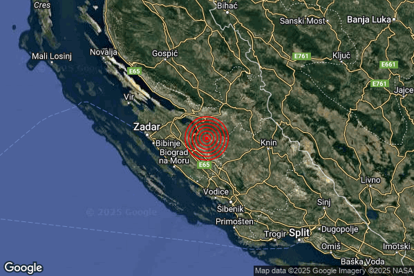 Terremoto 22:50:37 M2.4 epicentro “Costa Croata Settentrionale (CROAZIA)” Terremoto 22:50:37 M2.4 epicentro “Costa Croata Settentrionale (CROAZIA)”