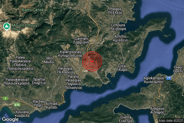 Terremoto 08:56:53 M4.5 epicentro “Greece” Terremoto 08:56:53 M4.5 epicentro “Greece”