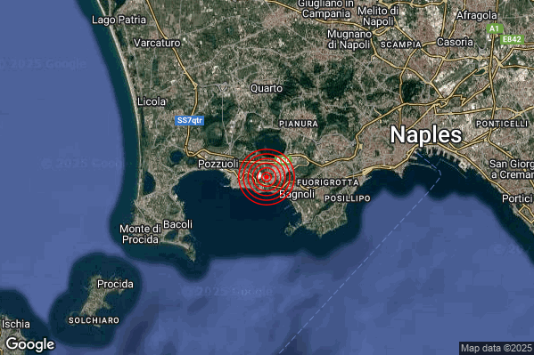 Terremoto 09:13:29 M2.0 epicentro “Campi Flegrei” Terremoto 09:13:29 M2.0 epicentro “Campi Flegrei”