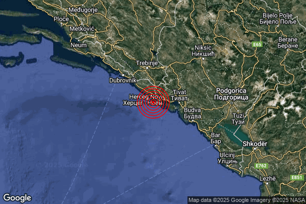 Terremoto 00:52:01 M3.7 epicentro “Costa Montenegro (MONTENEGRO)” Terremoto 00:52:01 M3.7 epicentro “Costa Montenegro (MONTENEGRO)”