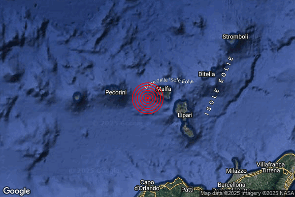 Terremoto 02:29:55 M2.9 epicentro “Isole Eolie (Messina)” Terremoto 02:29:55 M2.9 epicentro “Isole Eolie (Messina)”