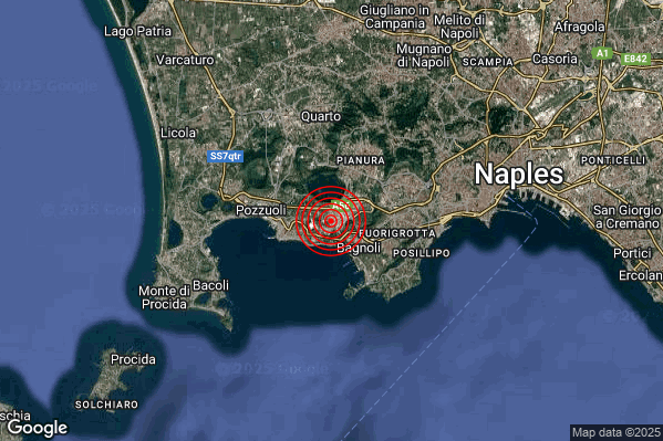 Terremoto 15:51:03 M2.0 epicentro “Campi Flegrei” Terremoto 15:51:03 M2.0 epicentro “Campi Flegrei”