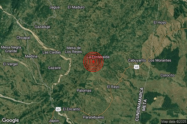 Terremoto 15:08:07 M6.6 epicentro “Colombia” Terremoto 15:08:07 M6.6 epicentro “Colombia”