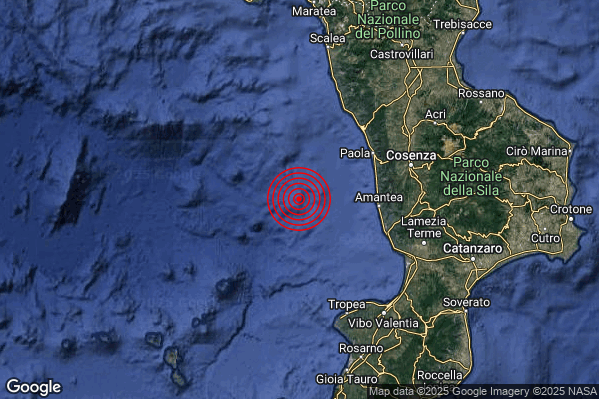 Terremoto 05:10:47 M3.5 epicentro “Tirreno Meridionale (MARE)” Terremoto 05:10:47 M3.5 epicentro “Tirreno Meridionale (MARE)”