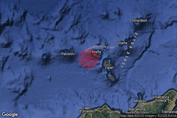 Terremoto 03:57:15 M2.0 epicentro “Isole Eolie (Messina)” Terremoto 03:57:15 M2.0 epicentro “Isole Eolie (Messina)”