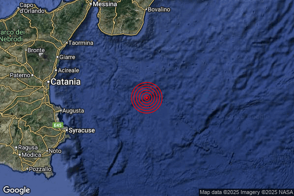Terremoto 18:33:46 M2.5 epicentro “Mar Ionio Meridionale (MARE)” Terremoto 18:33:46 M2.5 epicentro “Mar Ionio Meridionale (MARE)”