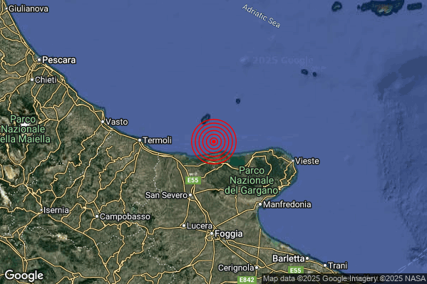 Terremoto 01:06:36 M2.0 epicentro “Costa Garganica (Foggia)” Terremoto 01:06:36 M2.0 epicentro “Costa Garganica (Foggia)”