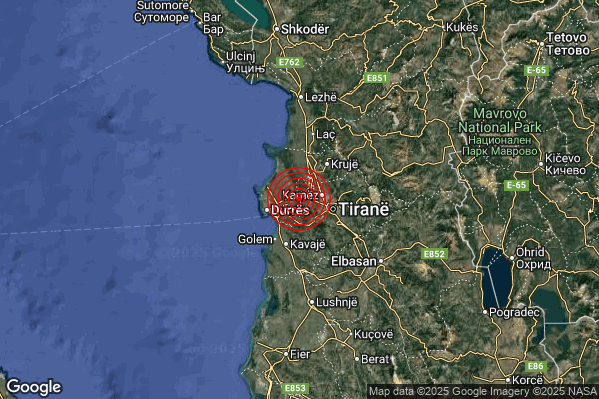 Terremoto 21:53:22 M3.4 epicentro “Costa Albanese settentrionale (ALBANIA)” Terremoto 21:53:22 M3.4 epicentro “Costa Albanese settentrionale (ALBANIA)”