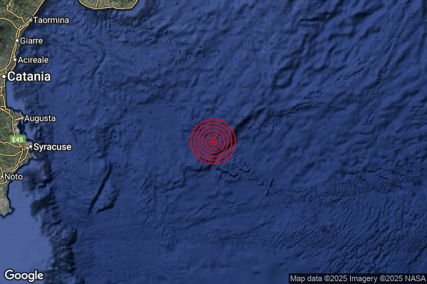 Terremoto 16:47:22 M2.8 epicentro “Mar Ionio Meridionale (MARE)” Terremoto 16:47:22 M2.8 epicentro “Mar Ionio Meridionale (MARE)”