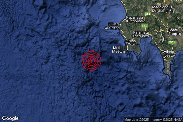 Terremoto 03:11:47 M3.5 epicentro “Mar Ionio Meridionale (MARE)” Terremoto 03:11:47 M3.5 epicentro “Mar Ionio Meridionale (MARE)”