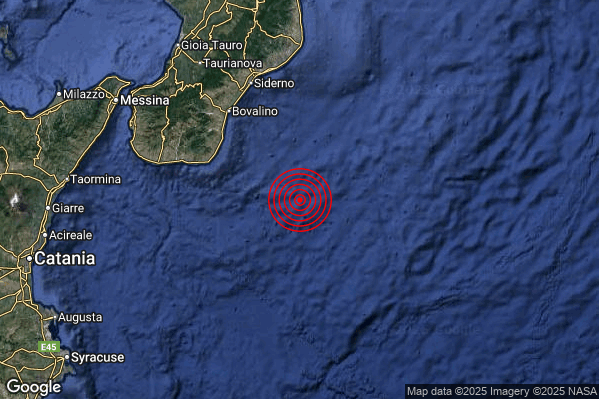 Terremoto 20:34:51 M2.4 epicentro “Mar Ionio Settentrionale (MARE)” Terremoto 20:34:51 M2.4 epicentro “Mar Ionio Settentrionale (MARE)”