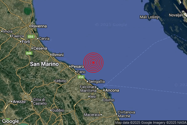 Terremoto 10:06:36 M2.0 epicentro “Costa Marchigiana Pesarese (Pesaro-Urbino)” Terremoto 10:06:36 M2.0 epicentro “Costa Marchigiana Pesarese (Pesaro-Urbino)”
