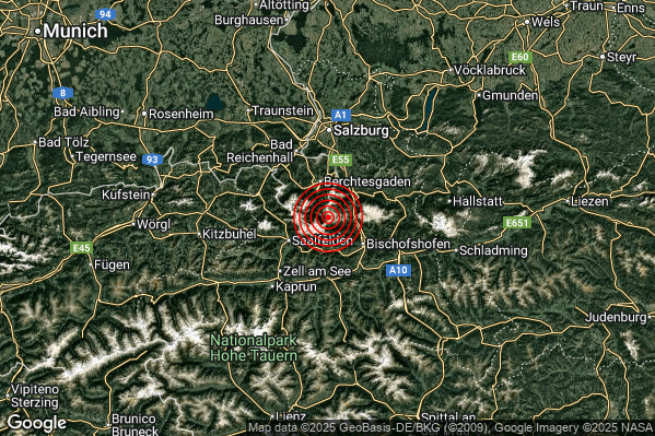 Terremoto 05:22:49 M2.3 epicentro “Confine Austria-Germania (AUSTRIA GERMANIA)” Terremoto 05:22:49 M2.3 epicentro “Confine Austria-Germania (AUSTRIA GERMANIA)”