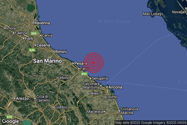 Terremoto 17:07:10 M2.3 epicentro “Costa Marchigiana Pesarese (Pesaro-Urbino)” Terremoto 17:07:10 M2.3 epicentro “Costa Marchigiana Pesarese (Pesaro-Urbino)”