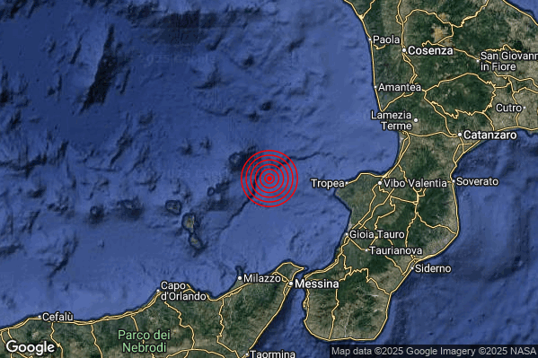 Terremoto 00:02:39 M2.0 epicentro “Tirreno Meridionale (MARE)” Terremoto 00:02:39 M2.0 epicentro “Tirreno Meridionale (MARE)”