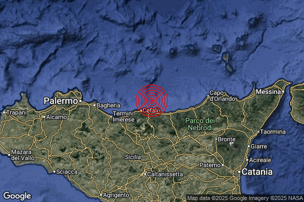 Terremoto 11:32:05 M2.0 epicentro “Costa Siciliana centro-settentrionale (Palermo)” Terremoto 11:32:05 M2.0 epicentro “Costa Siciliana centro-settentrionale (Palermo)”
