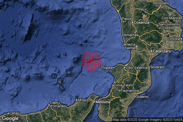 Terremoto 10:46:24 M2.3 epicentro “Tirreno Meridionale (MARE)” Terremoto 10:46:24 M2.3 epicentro “Tirreno Meridionale (MARE)”