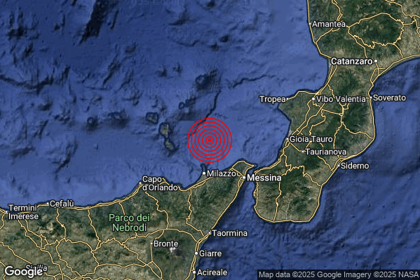 Terremoto 03:19:24 M2.2 epicentro “Tirreno Meridionale (MARE)” Terremoto 03:19:24 M2.2 epicentro “Tirreno Meridionale (MARE)”