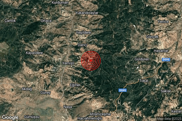 Terremoto 11:59:17 M5.4 epicentro “Turkey” Terremoto 11:59:17 M5.4 epicentro “Turkey”