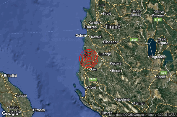 Terremoto 07:59:45 M3.0 epicentro “Costa Albanese settentrionale (ALBANIA)” Terremoto 07:59:45 M3.0 epicentro “Costa Albanese settentrionale (ALBANIA)”