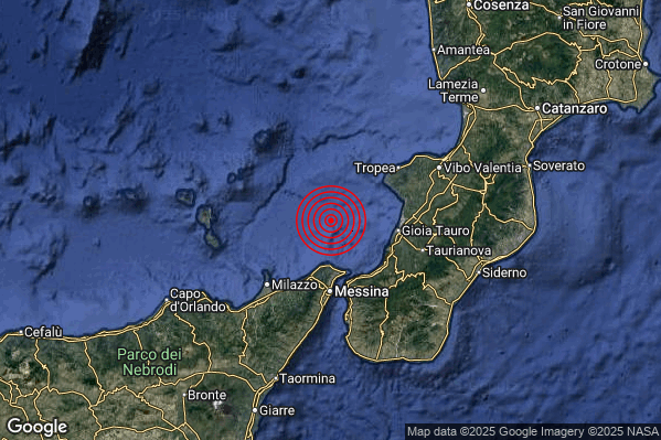 Terremoto 19:33:20 M2.2 epicentro “Tirreno Meridionale (MARE)” Terremoto 19:33:20 M2.2 epicentro “Tirreno Meridionale (MARE)”