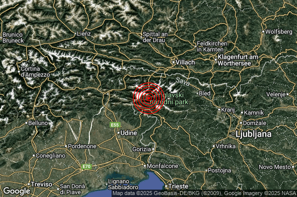 Terremoto 17:00:22 M2.1 epicentro “Confine Italia-Slovenia (SLOVENIA)” Terremoto 17:00:22 M2.1 epicentro “Confine Italia-Slovenia (SLOVENIA)”