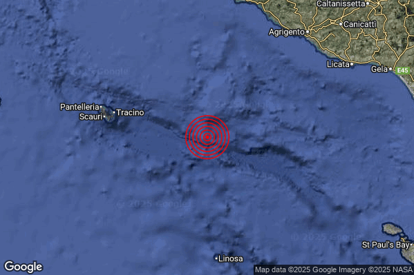 Terremoto 21:51:42 M3.2 epicentro “Canale di Sicilia meridionale (MARE)” Terremoto 21:51:42 M3.2 epicentro “Canale di Sicilia meridionale (MARE)”