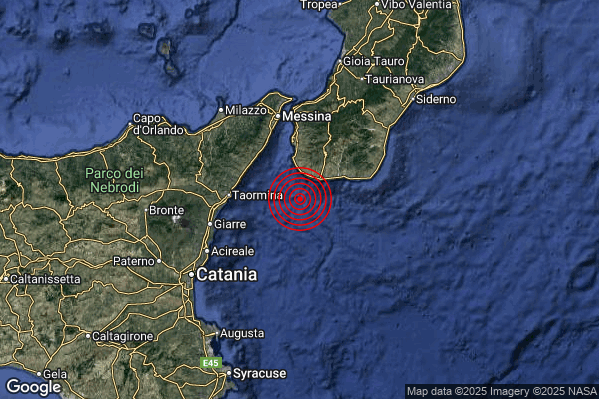 Terremoto 13:37:46 M2.8 epicentro “Costa Calabra sud-orientale (Reggio di Calabria)” Terremoto 13:37:46 M2.8 epicentro “Costa Calabra sud-orientale (Reggio di Calabria)”