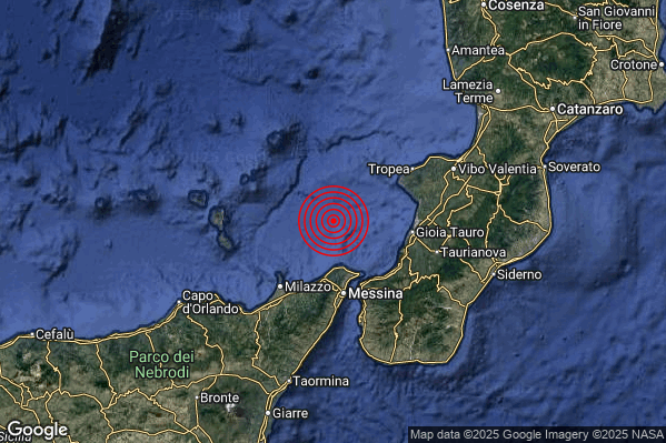 Terremoto 23:55:46 M2.9 epicentro “Tirreno Meridionale (MARE)” Terremoto 23:55:46 M2.9 epicentro “Tirreno Meridionale (MARE)”