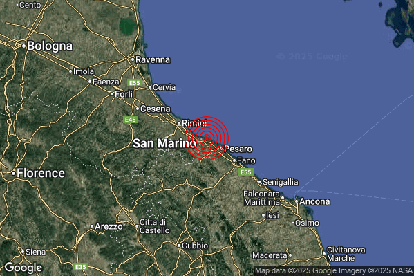 Terremoto 22:24:19 M2.0 epicentro “Costa Marchigiana Pesarese (Pesaro-Urbino)” Terremoto 22:24:19 M2.0 epicentro “Costa Marchigiana Pesarese (Pesaro-Urbino)”